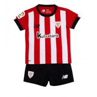 Athletic Bilbao Hjemmebanesæt Børn 2022-23 Kortærmet (+ Korte bukser)